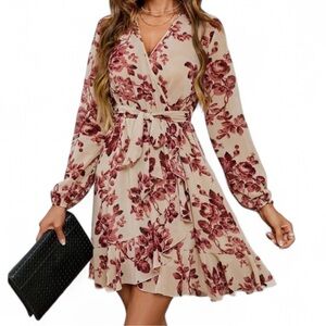 Floral Long Sleeve Dress